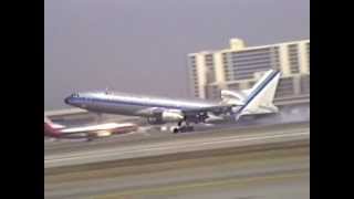 Eastern Air Lines Lockheed L10113851 Arriving amp Departing LAX [upl. by Daly]