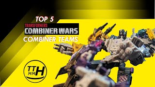 TOP 5 Transformers Combiner Wars Teams Stop motion [upl. by Llebasi]