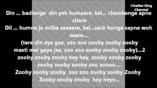 Zooby zooby karaoke with lyrics [upl. by Thorn]