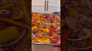 Quick amp Delicious Sheet Pan Chicken Fajitas 🌮✨ Easy FamilyFavorite Recipe [upl. by Fesuoy]