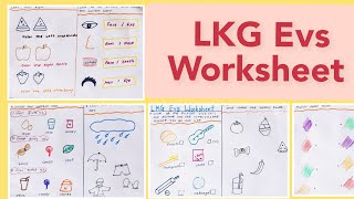 LKG EVS WorksheetLKG EVS Worksheet For Daily PracticeLKG Class EvsLKG Worksheet 202324LKG Class [upl. by Stannfield]