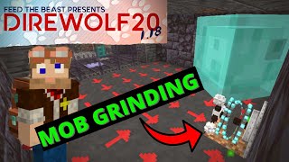 Direwolf20 118 Lets Play  Mob Grinding Utilities Mob Farm [upl. by Richelle173]