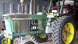 John Deere 3020 amp 4020 Tractors Low Hours Sat Outside for 30 Years [upl. by Godart817]