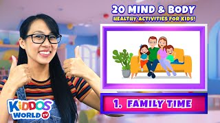 Teaching 20 Mind and Body Healthy Activities for Kids by Miss V [upl. by Lopes]