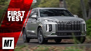 First Test 2023 Hyundai Palisade Calligraphy  MotorTrend [upl. by Upali974]