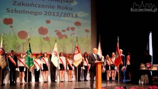 Powiatowo  Miejskie Zakończenie Roku Szkolnego 20122013 w Szczecinku [upl. by Ennyleuqcaj]