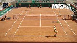 Top Spin 2K25  NEW PATCH UPDATE  Alexander Zverev Vs Carlos Alcaraz I Roland Garros PS5 [upl. by Ahsiret]