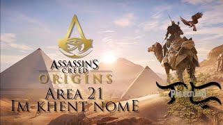 Assassins Creed Origins 2017 Area 21 ImKhent Nome [upl. by Heisel]