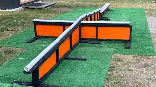 How I Built My Backyard Snowboard Park [upl. by Blakeley]