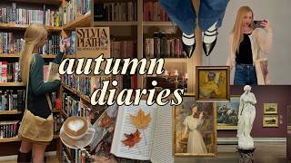 autumn diaries book shopping art museum reading etc 🍂📚 [upl. by Ailat]