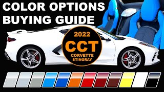 2022 Corvette Stingray  Color Options Buying Guide [upl. by Anaugal870]