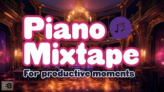 Piano Mixtape  Beauty and the Beast  contemplative music for productive moments [upl. by Yelwah]