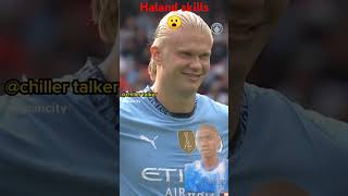 Haland amazing football skills 😮😮 his smile for me 😊 footballshorts viralshort [upl. by Barkley]