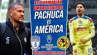 Asi Formaria Pachuca vs America por las Semifinal Vuelta Concacaf 2024 [upl. by Romain]