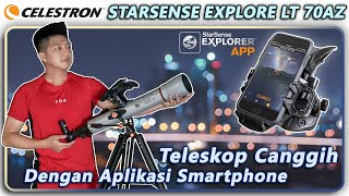 CELESTRON STARSENSE EXPLORER LT 70AZ  Teleskop Dengan Aplikasi Smartphone  UNBOXING amp REVIEW [upl. by Ttiwed]