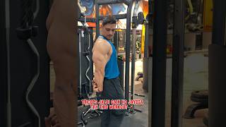 Triceps exercise 💪 youtubeshorts fitness trending bodybuilding triceps tricepworkout [upl. by Neelyhtak]