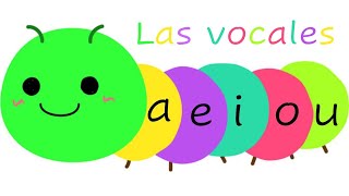 Las Vocales Vowels in Spanish for children [upl. by Hajan]