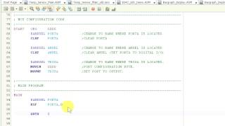 MD Lab MPLAB Assembly Language Basics BSF and BCF [upl. by Vrablik]