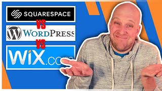 Wix vs Squarespace vs Wordpress which is right for you [upl. by Asiuqram]