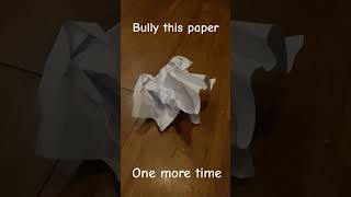 Example of bullying origami paper [upl. by Curren881]