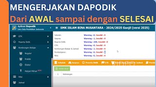 CARA MENGERJAKAN DAPODIK 2025 DARI AWAL SAMPAI SELESAI SINKRONISASI [upl. by Alphonso]