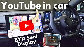 Carlinkit Android TBox running on BYD Seal 15” infotainment display [upl. by Aicil]