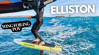 Elliston Wing Foiling  POV  OES AUSTRALIA [upl. by Estis625]