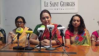 Propos insultants de Kobita Jugnauth contre Nandini Singla le Hindu Ladies Council face à la presse [upl. by Rus355]