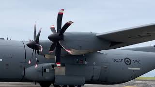 C130J Engine Startup  Propeller Pitch Changing [upl. by Lehplar]