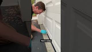 DIY Garage Door Rubber Threshold Seal  Protect your garage from leaks [upl. by Nas]