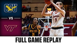 Coppin State vs Virginia Tech Full Game Replay  202425 ACC Women’s Basketball [upl. by Olmstead8]