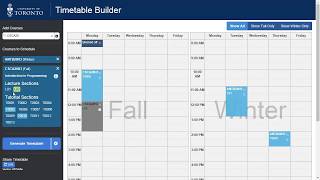 Timetable Builder [upl. by Sivet]