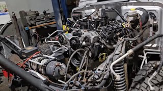 Hemi Jeep Swap Progress and Set Backs [upl. by Sonahpets]