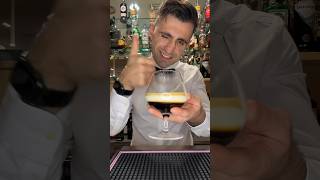 Caffè amaretto 3cl disaronno 1 espresso Panna circa 2 dita di strato Caldo shortvideo [upl. by Couture]