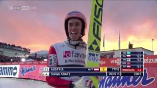 Skifliegen Vikersund 2017 NEUER WELTREKORD STEFAN KRAFT SPRUNG 2535 METER [upl. by Gleason]