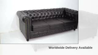 Chesterfield Sofa  100 Genuine Leather [upl. by Aubine]