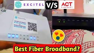 Detailed Information of Excitel FIBER and ACT FIBER with Chat GPT🤩😱 [upl. by Juta]