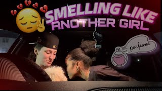 COMING HOME SMELLING LIKE ANOTHER GIRL TO GET HER REACTION PRANK [upl. by Rebmac]