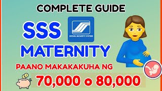 SSS Maternity Benefits Requirements Paano Makakuha ng Maternity Claim 70000 or 80000 [upl. by Udell]