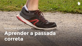 Aprender a passada correta  Marcha Esportiva [upl. by Atselec]