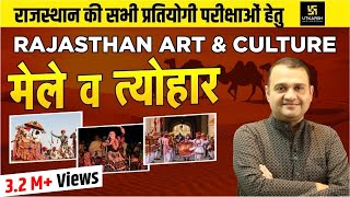 मेले एवं त्योहार  Rajasthan Arts amp Culture  Part1  By Nirmal Gehlot [upl. by Nitsua]