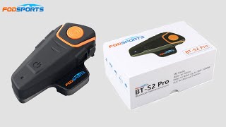 Fodsports BTS2 Pro Motorcycle Intercom Unboxing Video [upl. by Maretz]