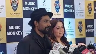 PRESS MEET Remo DSouza and Lizelle DSouza at quotMusic Monkeyquot music label launch event [upl. by Halas471]