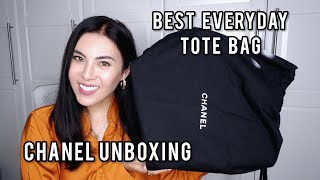 Chanel Unboxing Best Everyday Tote Bag [upl. by Anuait]