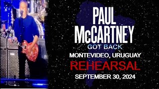 Paul McCartney Live Rehearsal At Estadio Centenario Montevideo Uruguay  30 September 2024 [upl. by Viviane]