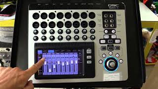 QSC Touchmix 16 quick tutorial for WADA [upl. by Nagram227]