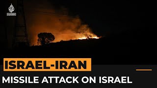 Iran fires dozens of missiles at Israel  AJ shorts [upl. by Ardnik]