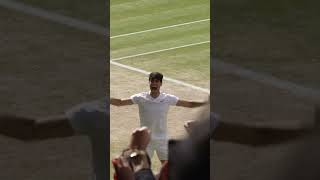 The emotion of winning Wimbledon 🥹😍 Shorts Tennis [upl. by Manchester]