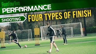 Soccer shooting exercise  Four types of finish drill  Swansea City Academy [upl. by Airtemed779]