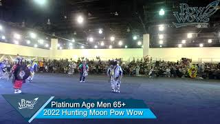 Platinum Age Men 65  2022 Hunting Moon Pow Wow  Powwowscom [upl. by Solomon886]